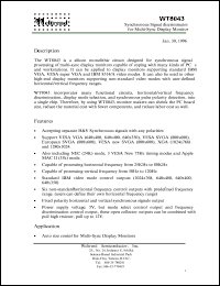 WT8043N20P7 Datasheet