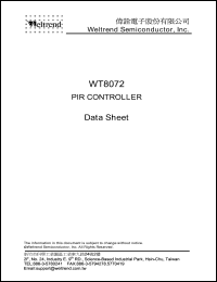 WT8072 Datasheet