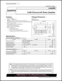 LA4445 Datasheet