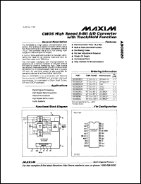 ADC0820CCMSA Datasheet