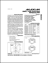 MAX551BCUB Datasheet