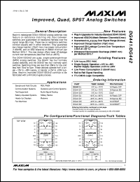 DG441C/D Datasheet