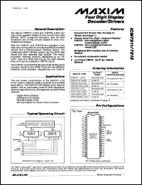 ICM7212AMIPL Datasheet