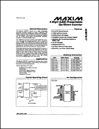 ICM7217BIPI Datasheet