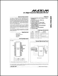 ICM7225IPL Datasheet
