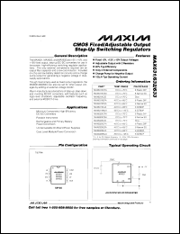 MAX660C/D Datasheet
