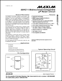 MAX662AMJA Datasheet