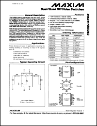 MAX038CPP Datasheet