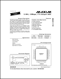 MAX122BC/D Datasheet