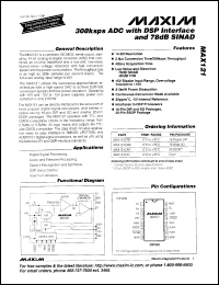 MAX1242AMJA Datasheet