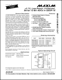 MAX1259C/D Datasheet