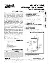 MAX1294ACEI Datasheet