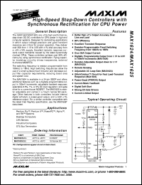 MAX1633CAI Datasheet