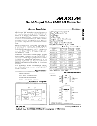 MAX177C/D Datasheet