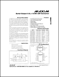 MAX177CNG Datasheet