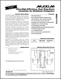 MAX1711EEG Datasheet