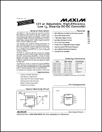 MAX1804EUB Datasheet