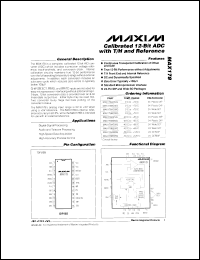 MAX182BCPI Datasheet