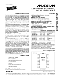 MAX192BCAP Datasheet
