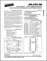 MAX197ACAI Datasheet