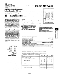 CD4511BCWMX Datasheet