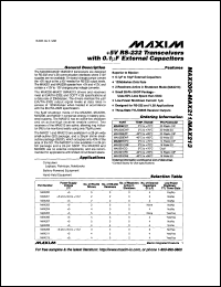 MAX218CPP Datasheet