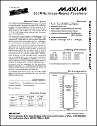 MAX2473EUT-T Datasheet