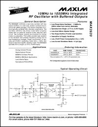 MAX266BMJI Datasheet