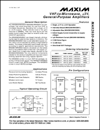 MAX2663EUT-T Datasheet