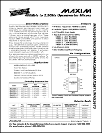 MAX270CPP Datasheet