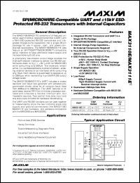 MAX3170CAI Datasheet