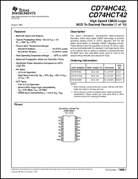 CD74HCT423M96 Datasheet