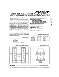 MAX327CSE Datasheet