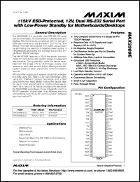 MAX3222ECAP Datasheet