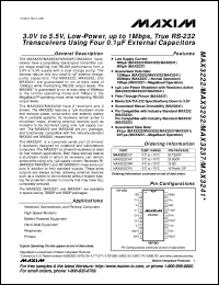 MAX3235ECPP Datasheet