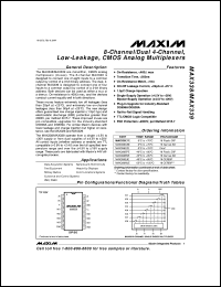 MAX349CWN Datasheet