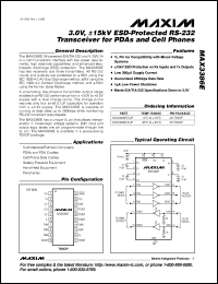 MAX3490CPA Datasheet