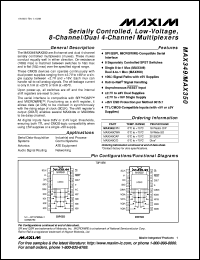 MAX366ESA Datasheet