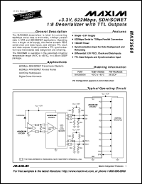 MAX3750CEE Datasheet