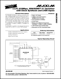 MAX3771CEE Datasheet