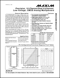 MAX4052AESE Datasheet
