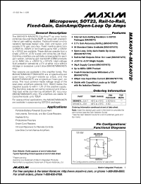 MAX4304EUK-T Datasheet