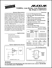 MAX4123C/D Datasheet