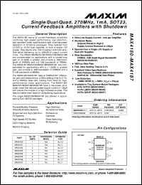 MAX4200EUK-T Datasheet
