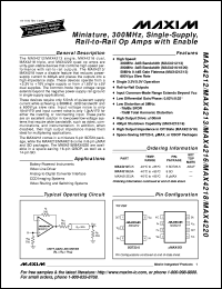 MAX4266EUA Datasheet