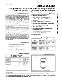 MAX4374HEUB Datasheet