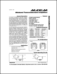MAX4400AUK-T Datasheet