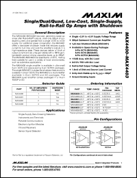 MAX4444ESE Datasheet