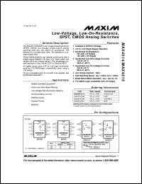MAX4521C/D Datasheet