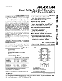 MAX4532CPP Datasheet